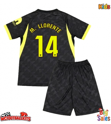 Atletico Madrid Marcos Llorente #14 Replica Away Stadium Kit for Kids 2026-27 Short Sleeve (+ pants)